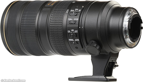 Nikn 70-200/2.8 with foot