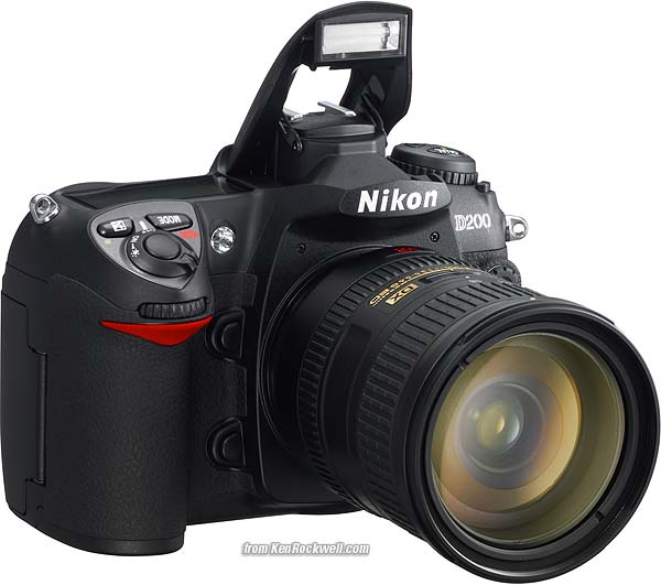 Nikon D200 pop up flash