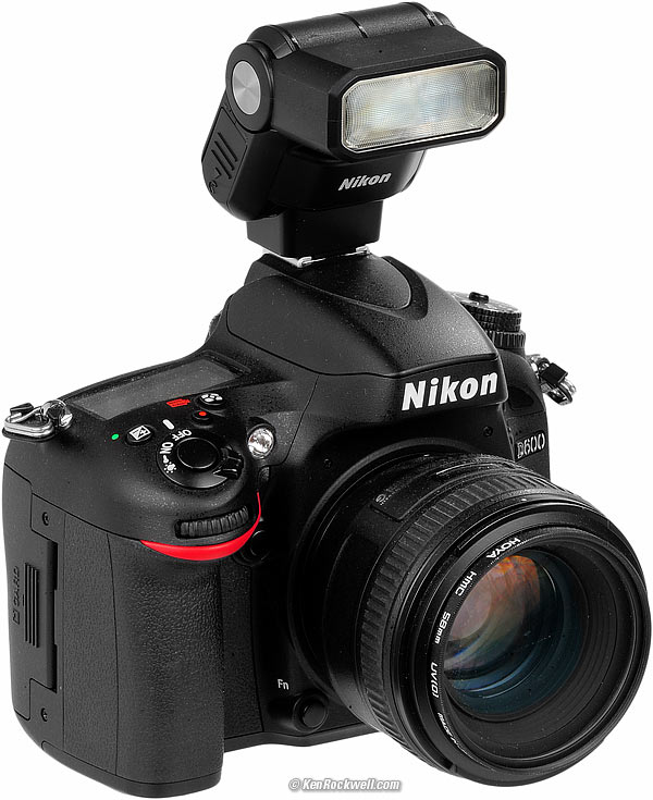 Nikon SB-300 on a D600