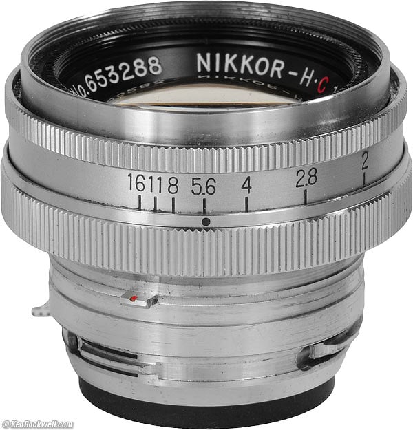 Nikon NIKKOR-H•C 5cm (50mm) f/2