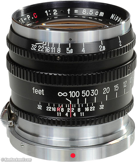 Nikon 8.5cm (85mm) f/2
