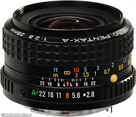 Pentax SMC-A 28mm f/2.8