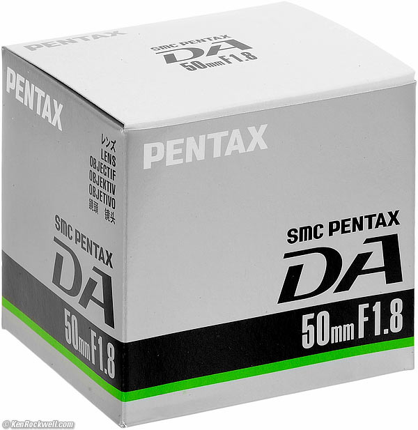 Pentax 50mm f/1.8 DA