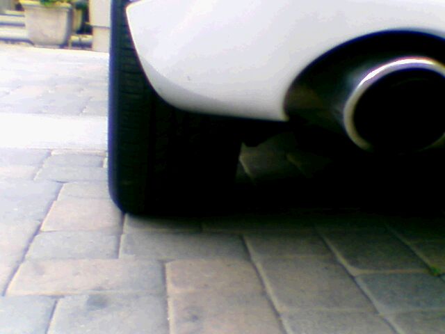 Mom's exhaust pipe
