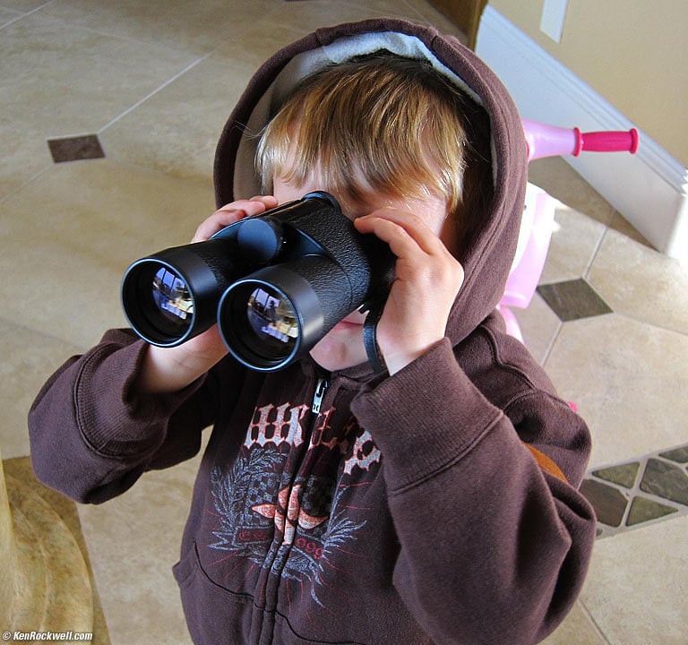 Ryan and binoculars
