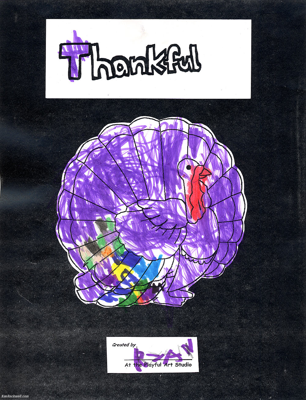 Ryan's Thankful Turkey