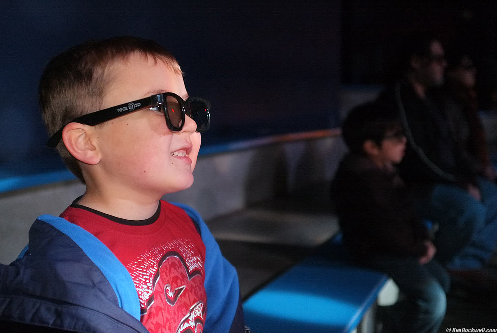 Ryan at the 4D movie