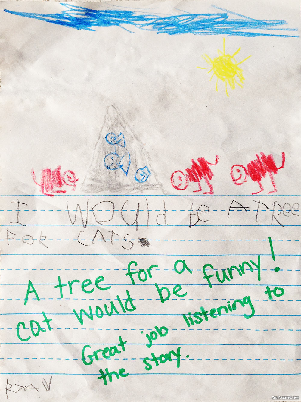 Ryan's "Tree for Cats."