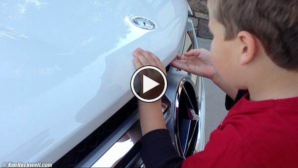 Ryan starts the Porsche Cayenne Turbo S