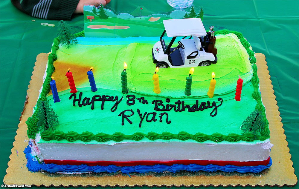 Ryan's eighth birthday cake