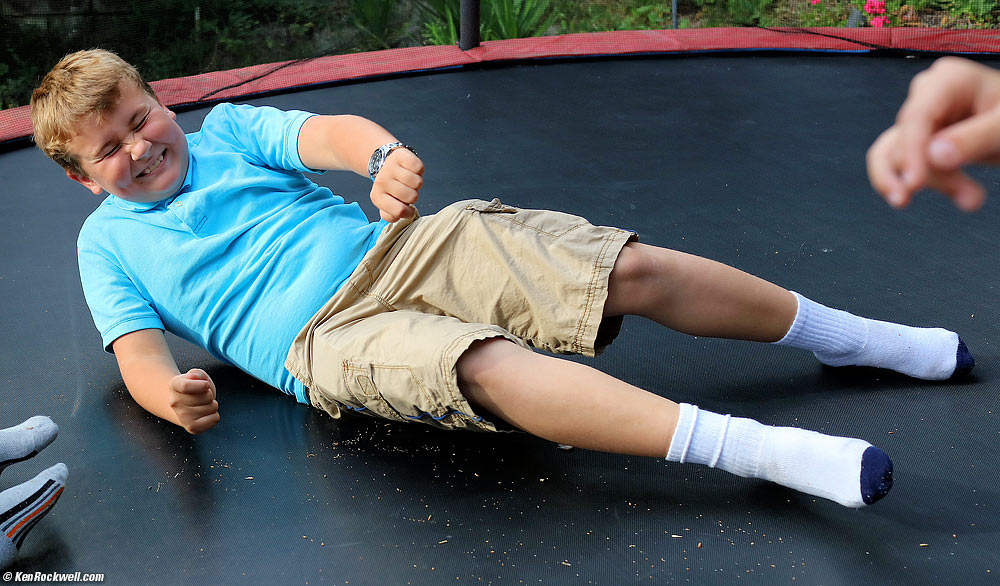 Ryan loves the trampoline