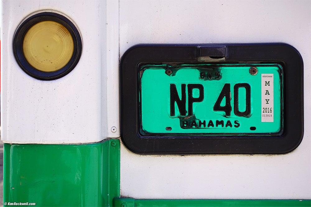 Bahamas NP 40 license plate