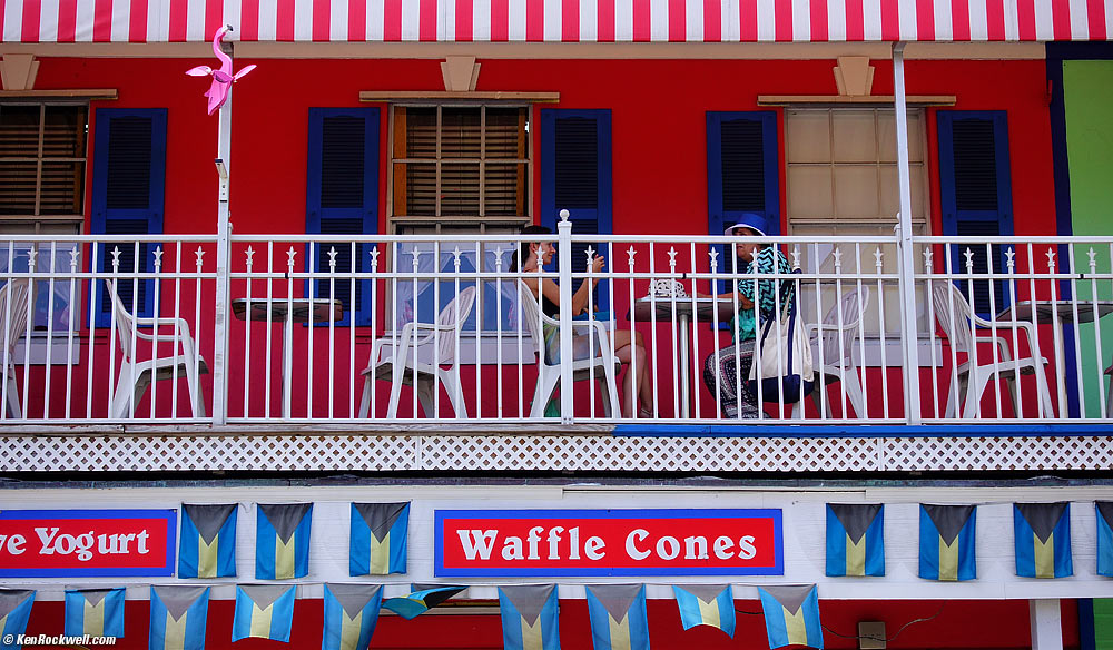 Waffle Cones, Bay Street, Nassau, Bahamas