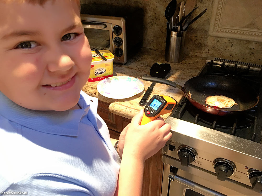 Ryan and the infrared thermometer