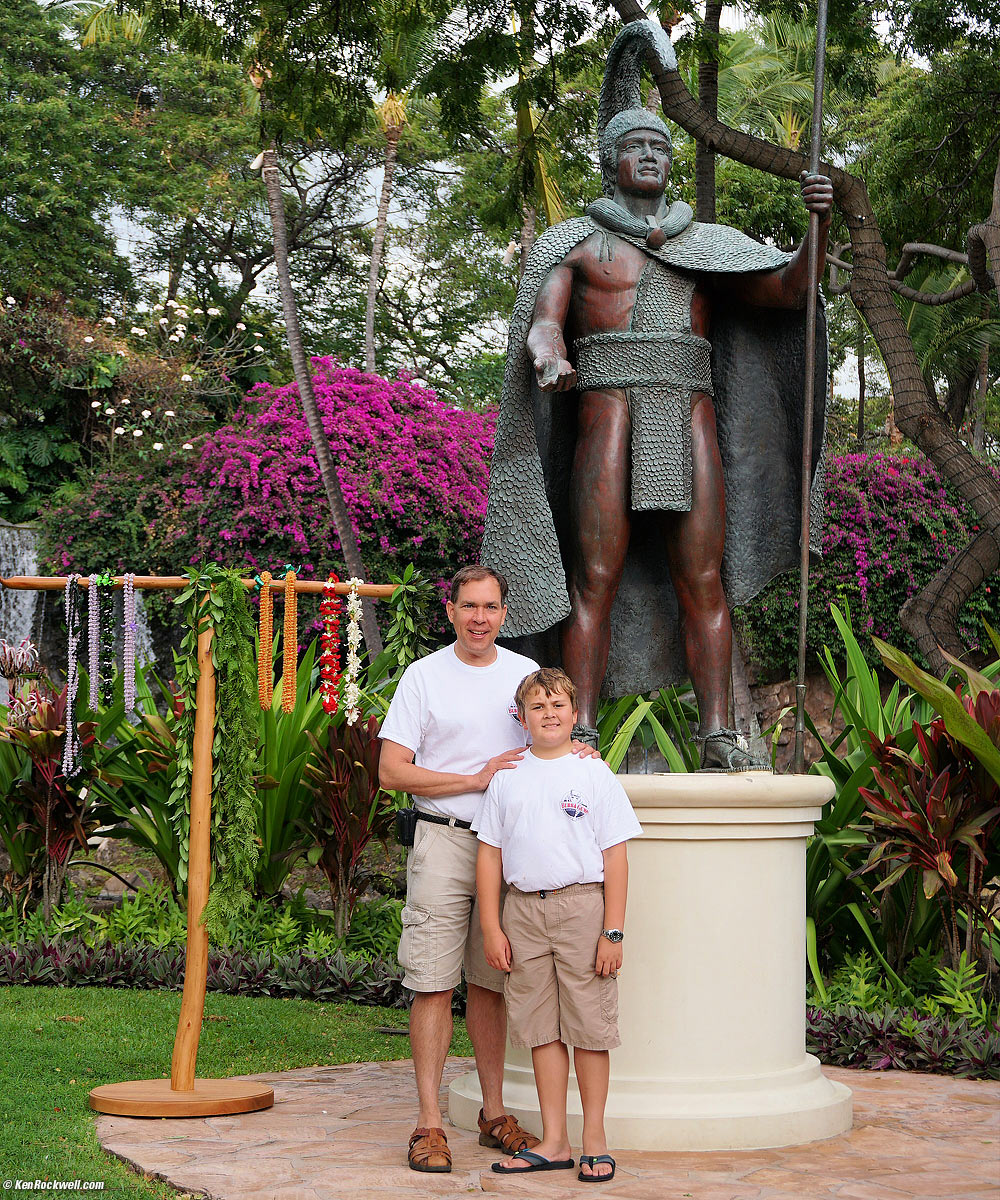 Dad and Ryan at the Grand Wailea, Maui