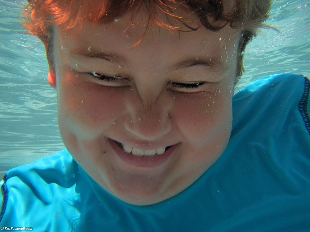 Ryan underwater, Ho-olei, Maui