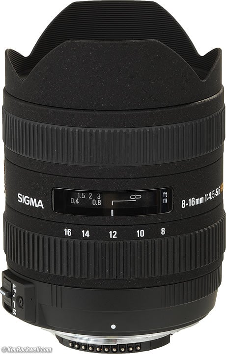 Sigma 8-16mm f/4.5-5.6 DC HSM