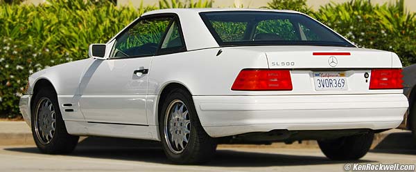 Mercedes sl500 2002 convertible removing hardtop #6