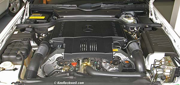 Mercedes SL500 Engine