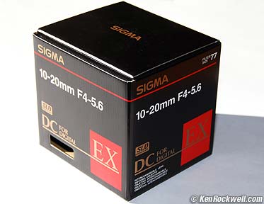 Sigma 10-20mm box