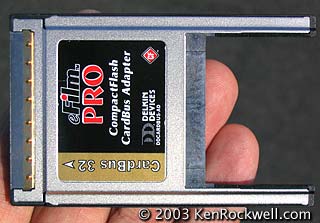 Delkin CardBus 32 CompactFlash PCMCIA Adapter