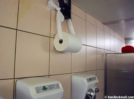 paper in toilet
