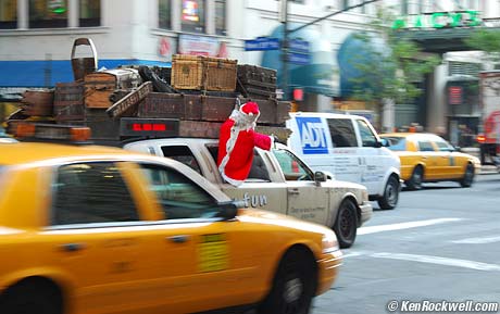 Santa comes to New York