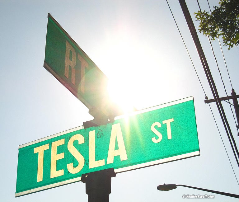 Tesla Street, Shoreham, New York, 4:50 PM.