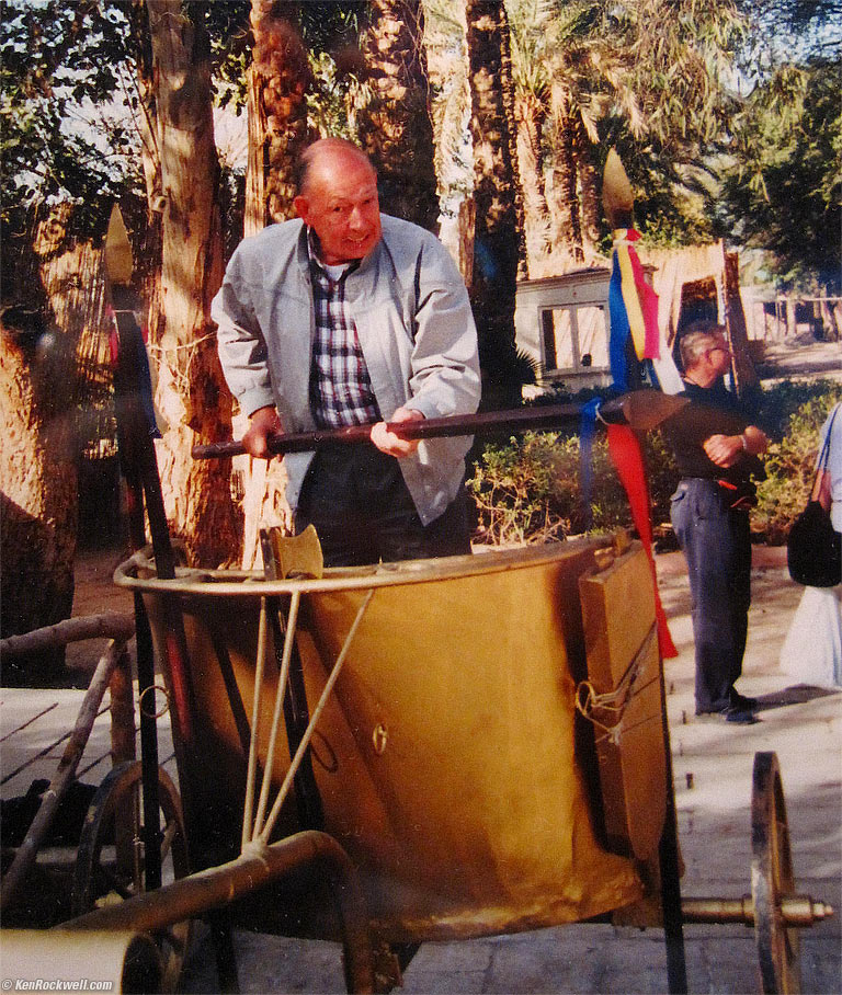 My Dad at the Pharaonic Village in Cairo (Photograph), 12:44 PM.