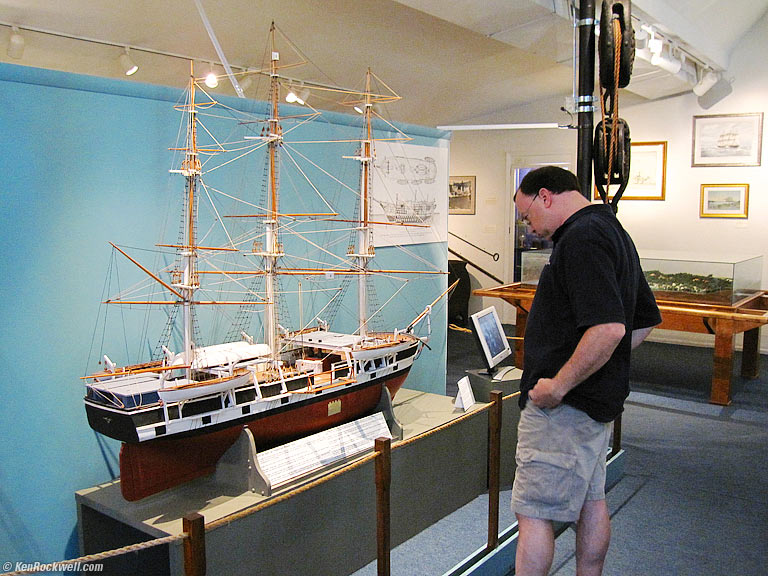 Dr. Rockwell Beholds a Model Ship, Cold Spring Harbor Whaling Museum, 3:15 PM.