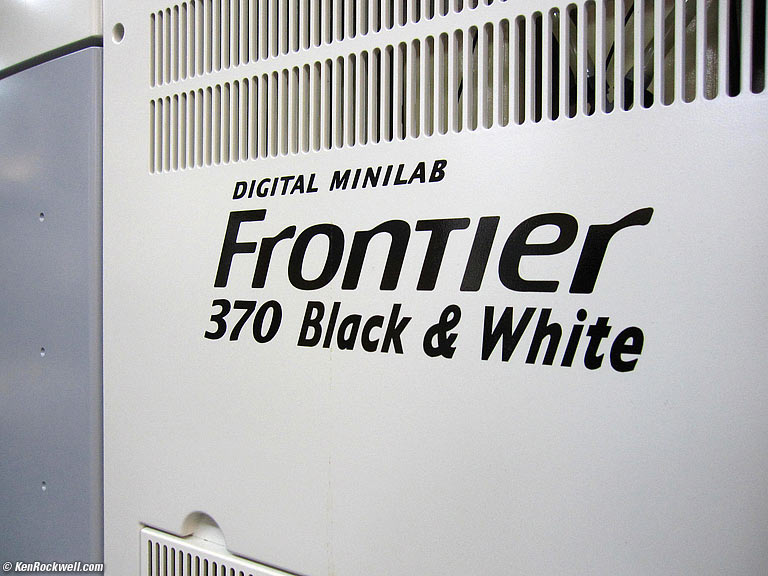 Frontier 370 Black & White Printer, Adorama, New York, 4:10 PM.