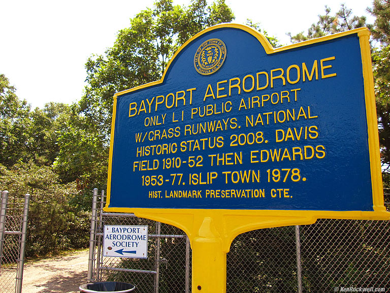 Bayport Aerodrome, Bayport, Long Island, New York, 12:14 PM.