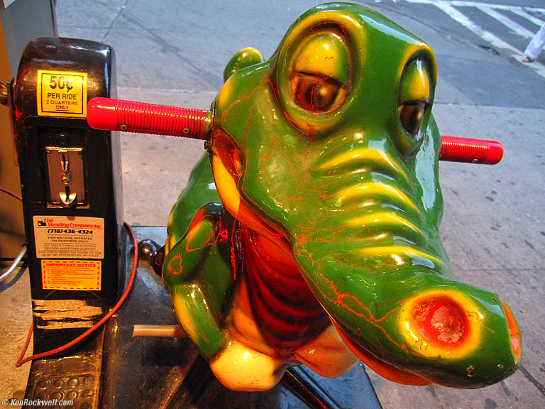 New York City Subway Alligator, 7:32 PM.