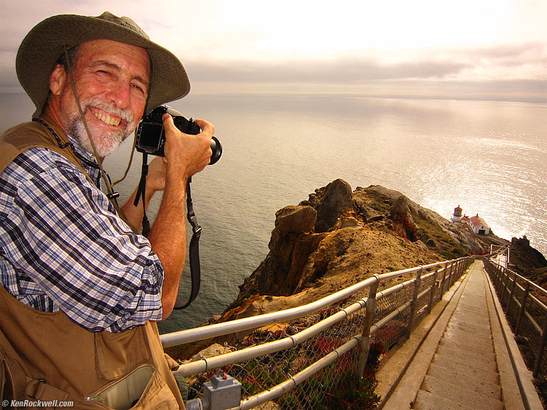 Dave Wyman, Point Reyes Lighthouse, Point Reyes, California, 4:35 PM.