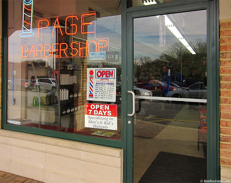 Page Barber Shop, Old Bethpage, Long Island