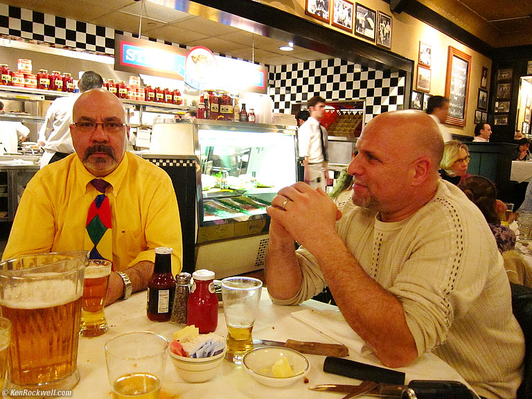 Mike and Larry at Mike and Larry at Majors Steak House, Woodbury, Long Island