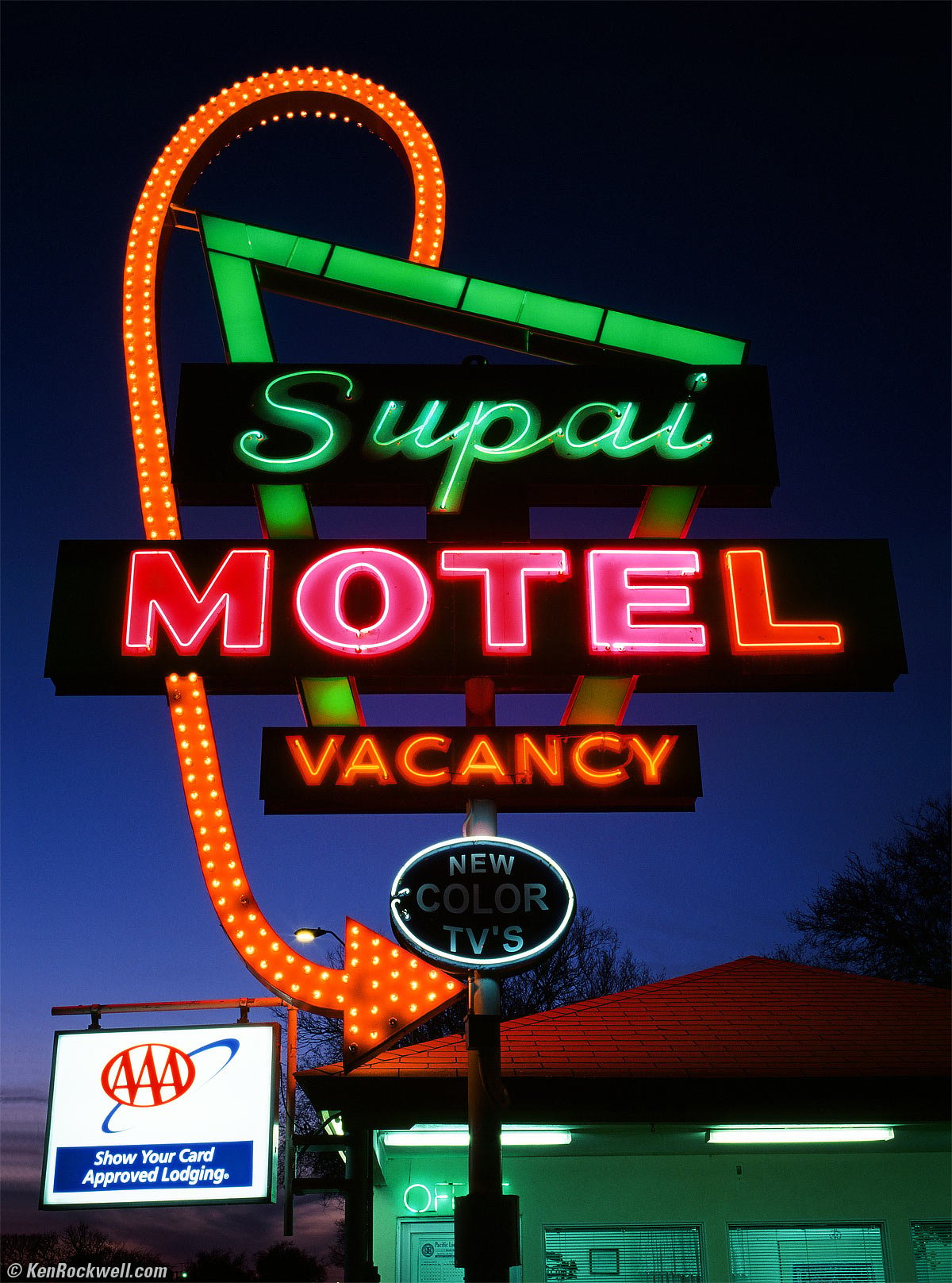 Supai Motel, Seligman, Arizona, February 2010