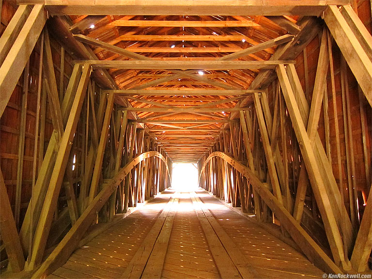 Wood's Covered Bridge, California.