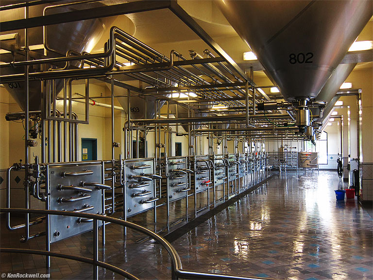 Beer Dairy, Sierra Nevada Brewing Company, Chico, California, 3:19PM.
