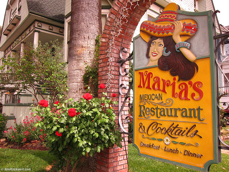 Maria's, Marysville, California, 12:33PM.