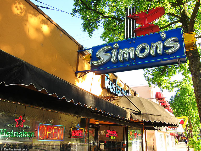 Simon's Bar, Sacramento, California.
