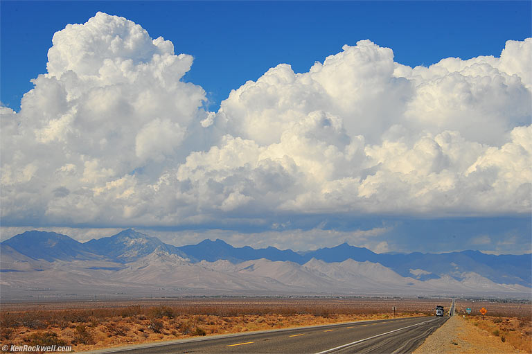 Storm over the Sierra, Old Route 395.