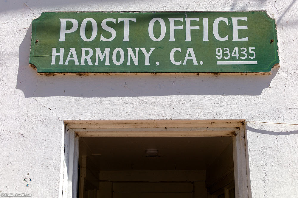 Post Office, Harmony, California