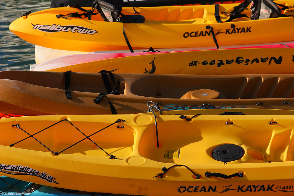 Kayaks, Oceanside Harbor