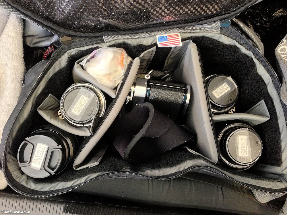 Ken Rockwell's camera bag