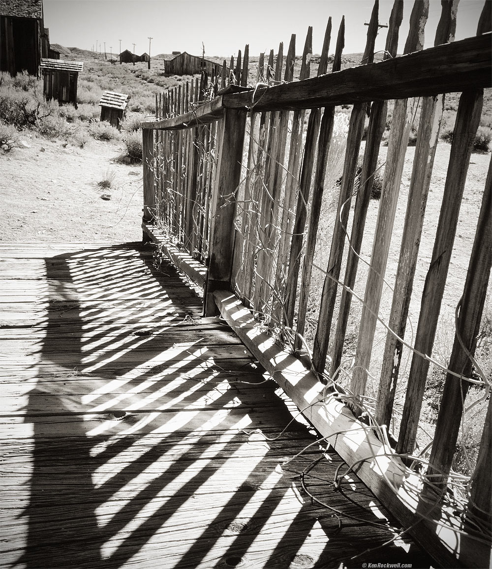 Shadow and Light on Walkway, Bodie