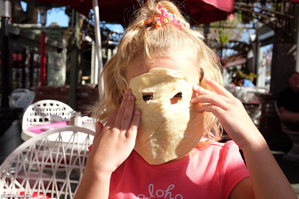 Katie Makes a Tortilla Mask