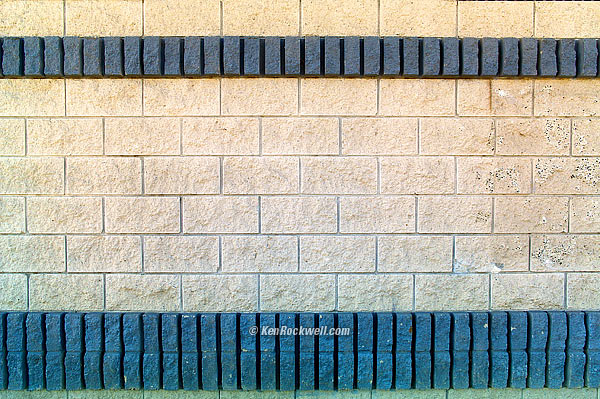 Brick Wall, Encinitas park by Target, 16 March 2013