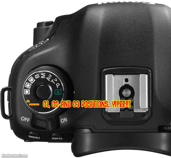 Canon 5D Mk 3 shooting mode dial