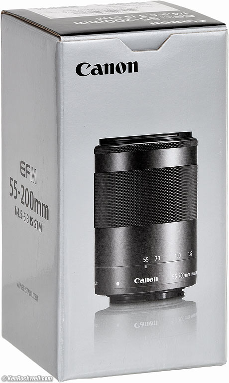 Canon 55-200mm box